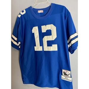 Mitchell & Ness Roger Staubach #12 Dallas Cowboys 1971 Authentic Jersey Size XL